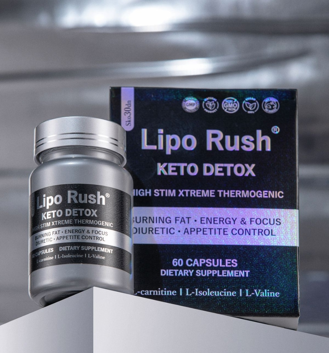 Lipo Rush Keto Detox, 60 капсул