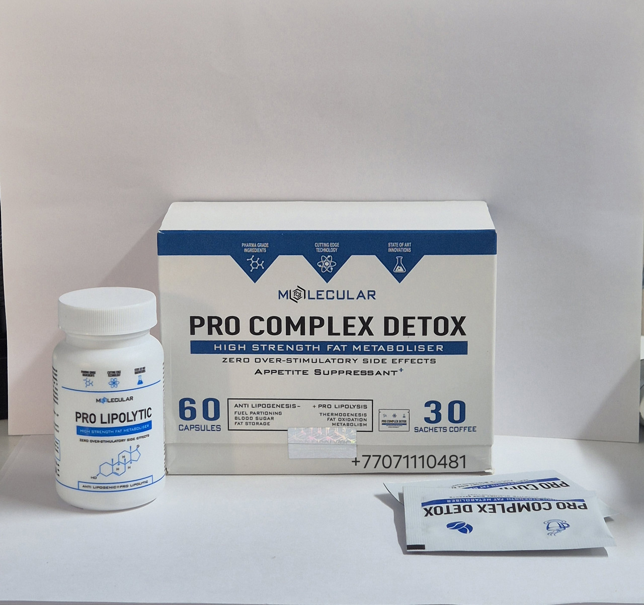 Molecular Pro Complex Detox, 60 капсул + 30 саше